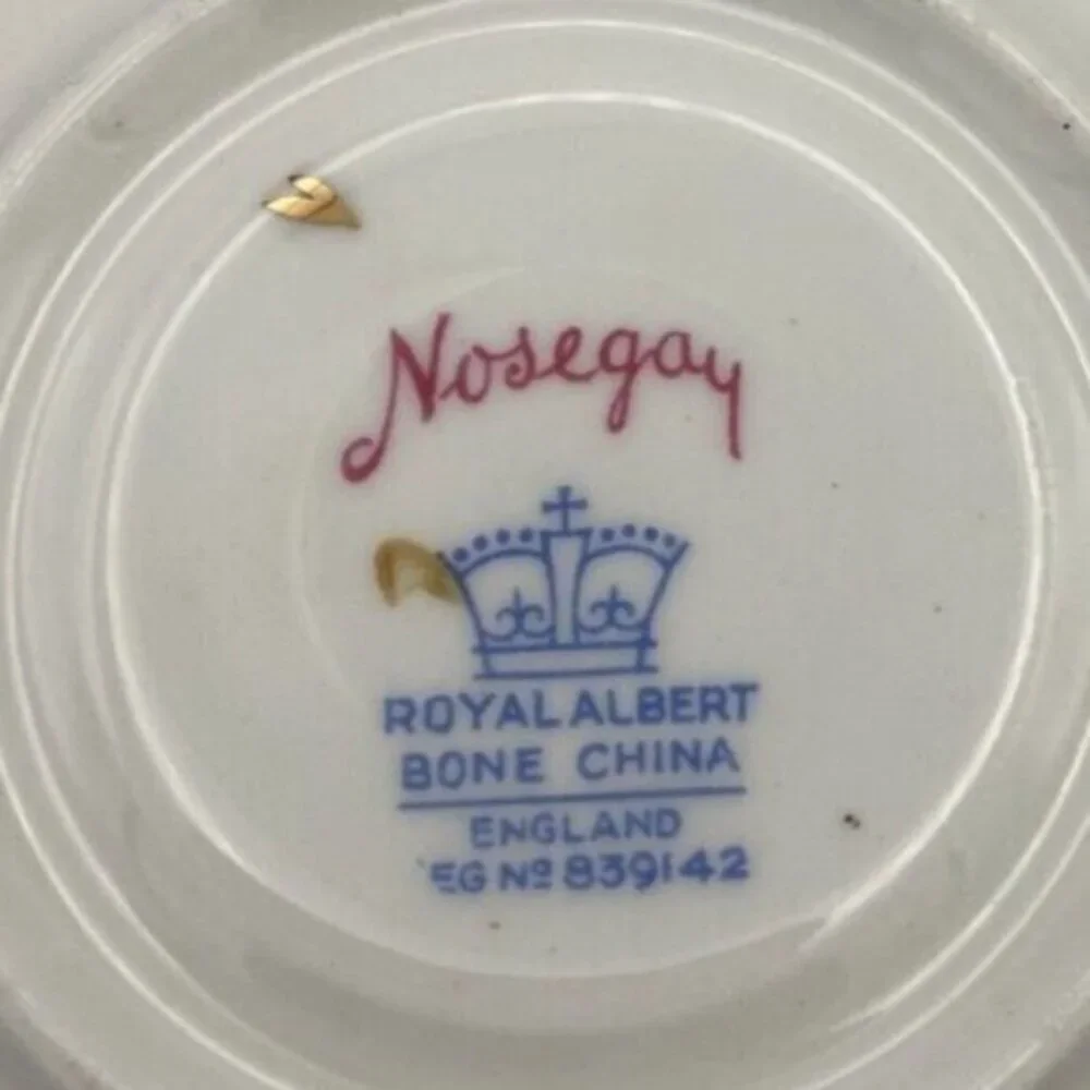 Royal Albert Nosegay Demitasse Coffee‎ Cup & Saucer Set (s) Flowers